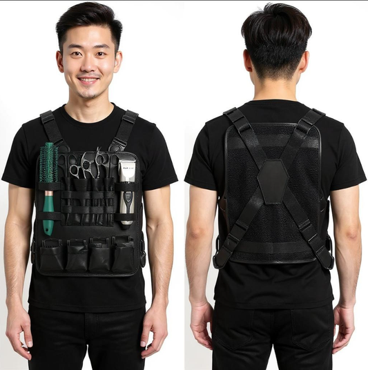 Professionelles multifunktionales Friseur-Werkzeugset mit Schultergurt