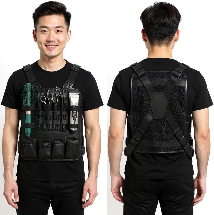 Professionelles multifunktionales Friseur-Werkzeugset mit Schultergurt