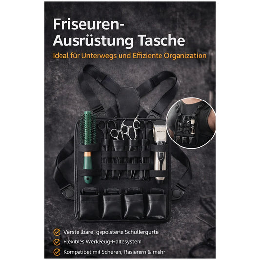 Professionelles multifunktionales Friseur-Werkzeugset mit Schultergurt